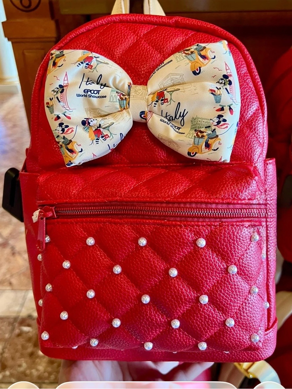 *NEW* Disney Epcot Minni Mouse backpack